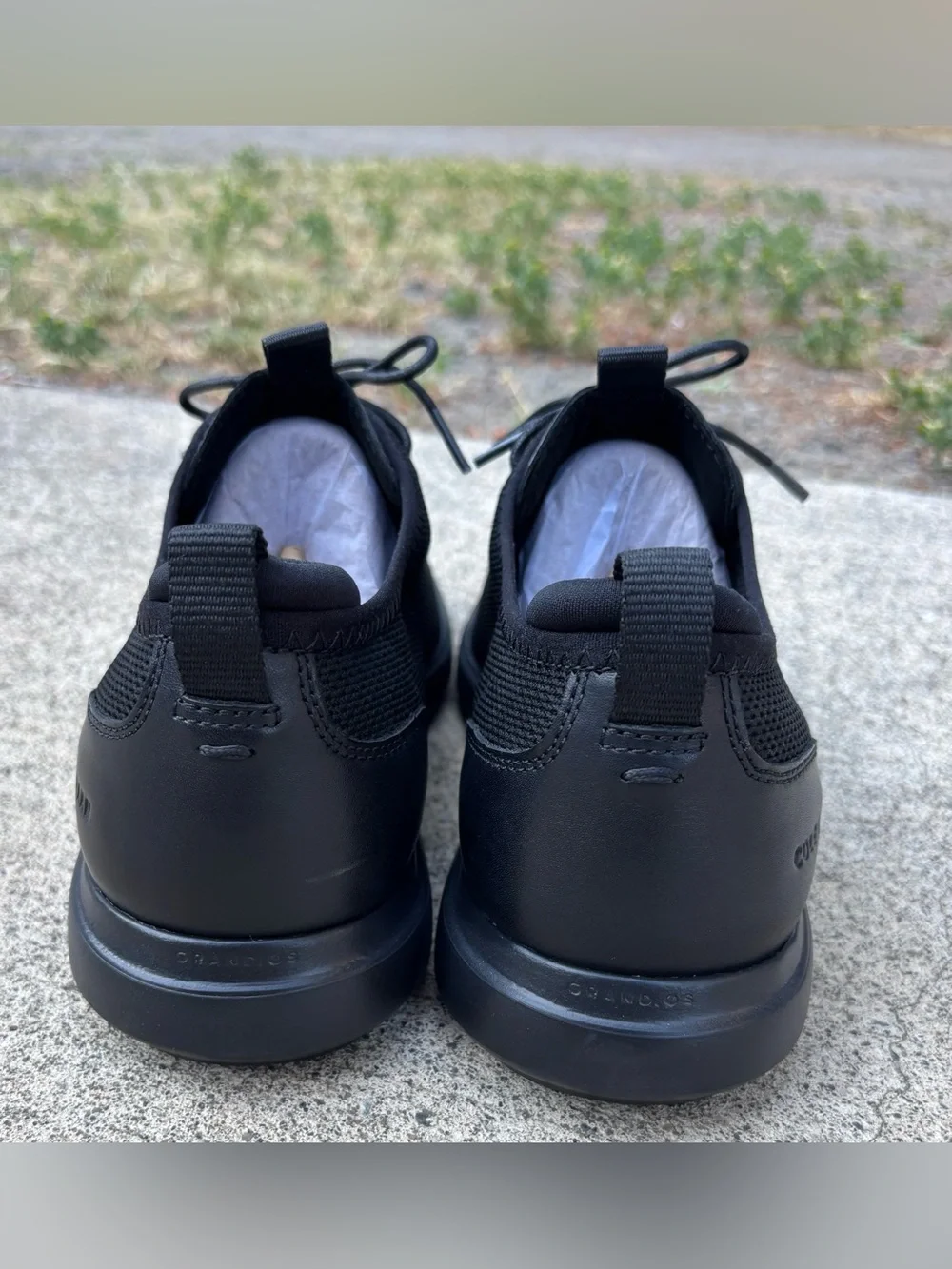 Cole Haan Grand Plus Essex Distance Knit Oxford Black Size 11 NWOT